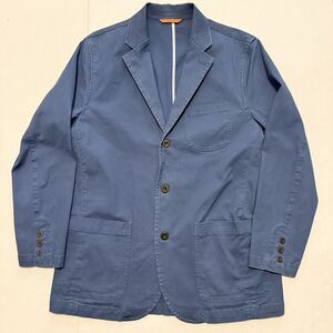 The Territory Ahead Mission Comfort Blazer Mens L Washed Navy Blue Casual Jacket